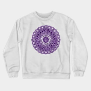 Mandala (dark purple) Crewneck Sweatshirt